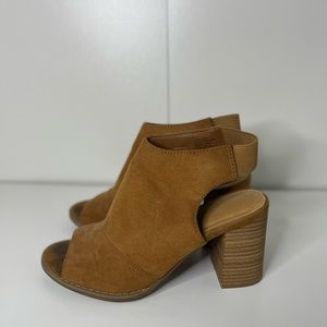 Minimalist Open Toe Cut-Out Chunky Heeled Boots